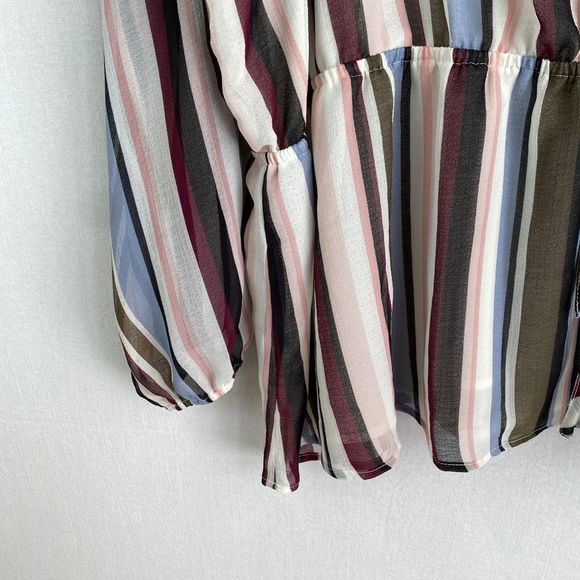 LANE BRYANT Colorful Stripe Blouse NWT - Picture 2 of 8